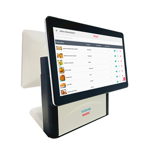 NukkadShops Elite-A - enterprise dual-display Android POS billing machine