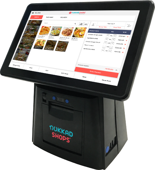 Nukkad Shops Aspire Android POS machine