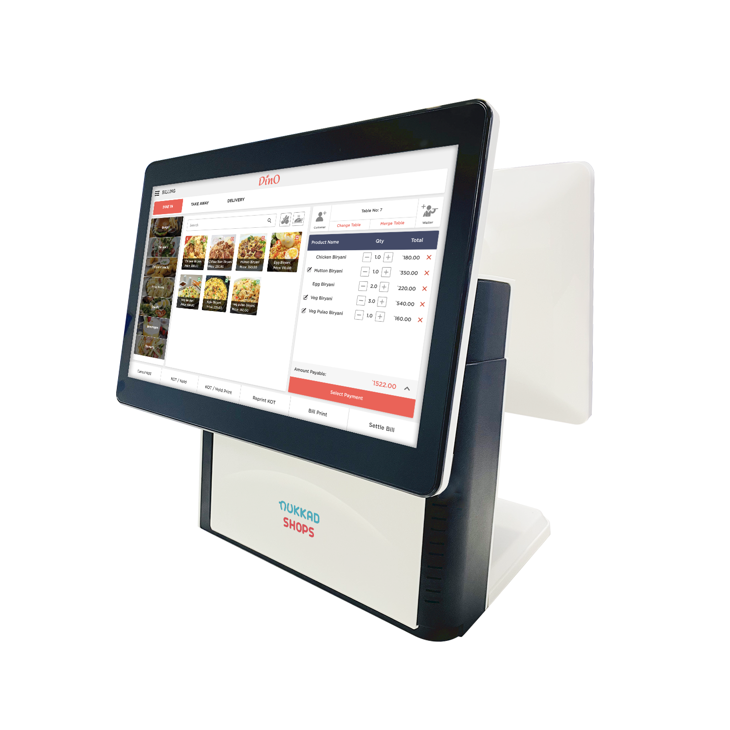 Nukkad Shops Elite-A Android POS machine